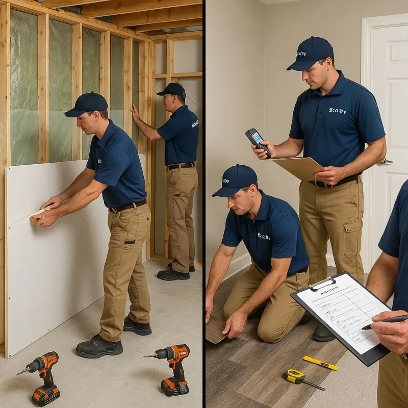 Repairs and Reconstruction process in Huntington, UT